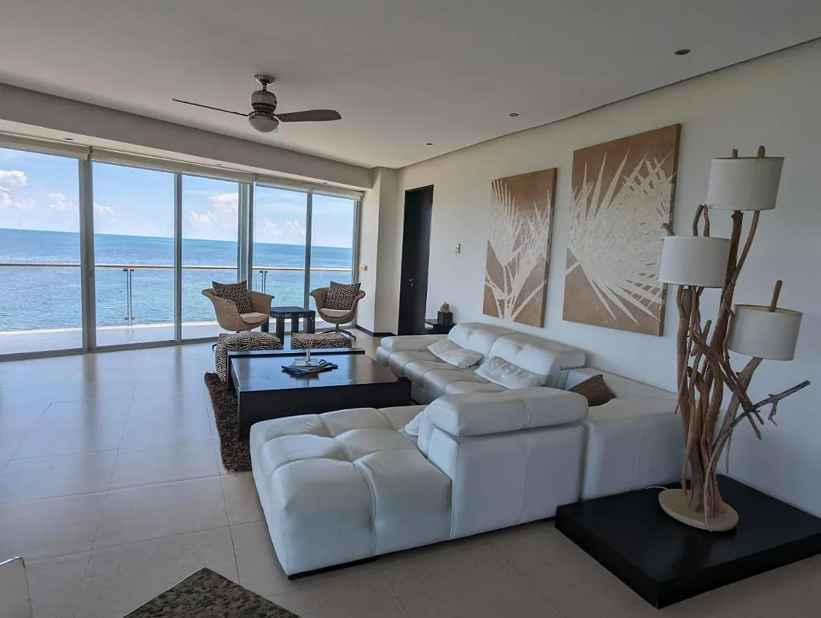 Peninsula Luxury Apartments With Ocean Front And Espectacular Views - No Pets Cancun Mexico